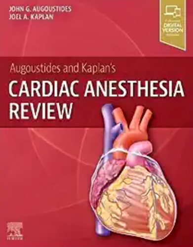 For a comprehensive and focused resource on topics essential for adult cardiac anesthesiology certification examinations, turn to the expertise of Drs. Joel A. Kaplan and John G.T. Augoustides. Their collaborative work, "Augoustides and Kaplan's Cardiac Anesthesia Review," offers a succinct, high-impact review of critical cardiac anesthesia knowledge. This resource is invaluable for cardiac anesthesiologists, fellows, and advanced residents aspiring to pursue a cardiac fellowship. Key Features: High-Yield Summaries: The book presents high-yield, bulleted outline summaries of key content, facilitating efficient and effective study. Multiple Choice Questions: It includes multiple choice questions, along with answers and detailed rationales, to solidify your understanding and prepare you for certification examinations. Comprehensive Coverage: Topics encompass critical areas such as preoperative assessment and management, cardiovascular imaging, pharmacology, monitoring, anesthetic considerations for specific procedures and conditions, cardiopulmonary bypass, coagulation, transfusion, and postoperative care. Correspondence to Kaplan's Cardiac Anesthesia: Each chapter corresponds to relevant content published in "Kaplan’s Cardiac Anesthesia," enhancing your ability to make the most of your study time and learn efficiently. Visual Aids: The resource features high-quality illustrations, clinical photographs, charts, and graphs throughout, providing visual reinforcement of key information. References for Further Study: Rationale sections include page number references to "Kaplan’s Cardiac Anesthesia" and the "Journal of Cardiothoracic and Vascular Anesthesia (JCVA)," guiding you to additional resources for in-depth study. eBook Version: An eBook version is included with your purchase, offering the convenience of accessing the entire text, figures, references, customizable content, note-taking, highlighting, and the option to have content read aloud