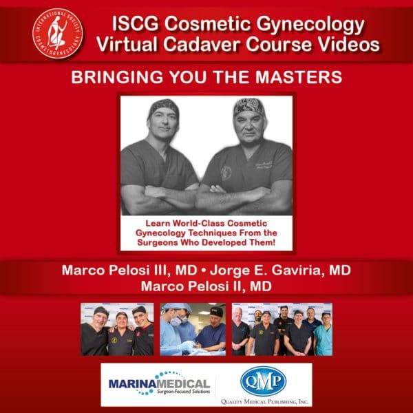 QMP ISCG Cosmetic Gynecology Virtual Cadaver Course Videos 2021 (Videos)