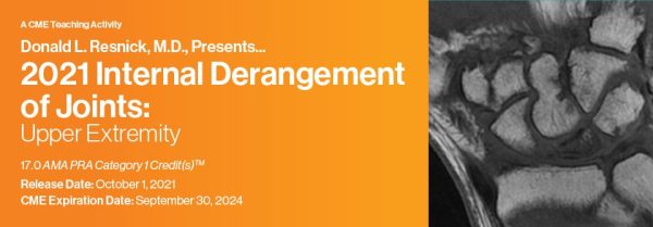 Internal Derangement Of Joints: Upper Extremity , 2021 Videos