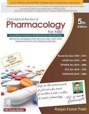 Conceptual Review Of Pharmacology For NBE, 5th Edition , 2020 Original PDF
