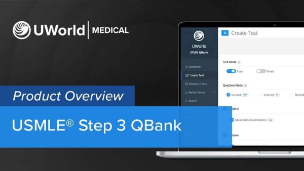 Uworld USMLE Step 3 Qbank – Random-Wise Version, 2021 Complete Questions + Explanations, Original HTML-Converted PDF